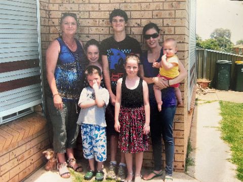 Heath with his family