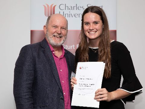 Associate Professor Michael Curtin and Ms McCormick