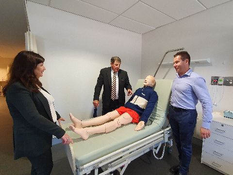 Professor Lesley Forster, Cr Regg Kidd and Professor Damien Limberger. 